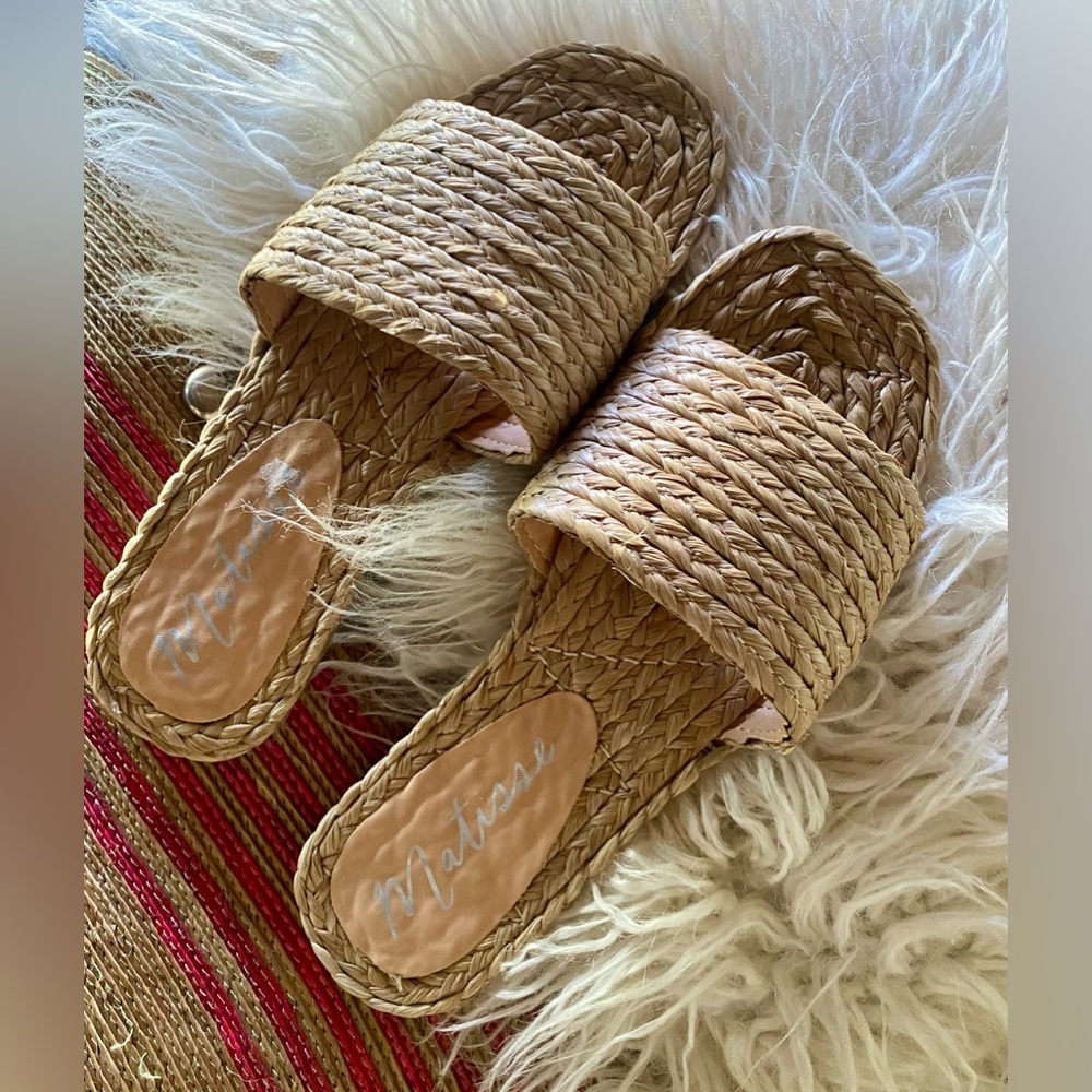 - ⭐️Matisse raffia huaraches, Sz 7⭐️#MATISSE
